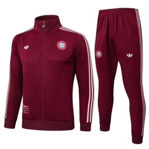 Survetement Bayern Munich Veste 2024 2025 Rouge Sombre
