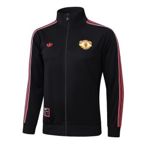 Survetement Manchester United Veste 2024 2025 Noir Rouge