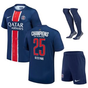 Maillot Kit Enfant PSG Champions D'Europe 2025 1 Etoile