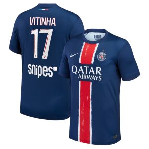 Maillot PSG Domicile 2024 2025 Vitinha 1 Etoile