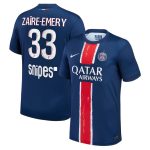 Maillot PSG Domicile 2024 2025 Zaire Emery 1 Etoile