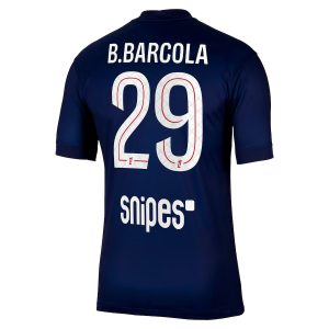 Maillot PSG Domicile 2025 2026 Barcola