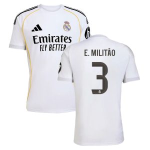 Maillot Real Madrid Domicile 2025 2026 Militao