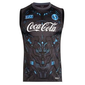 MAILLOT NAPLES 2025 2026 TRAINING NOIR SANS MANCHES (1)