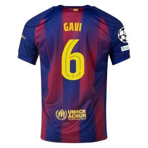 Maillot Barca Domicile 2025 2026 Gavi UCL