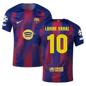 Maillot Barca Domicile 2025 2026 Lamine Yamal UCL