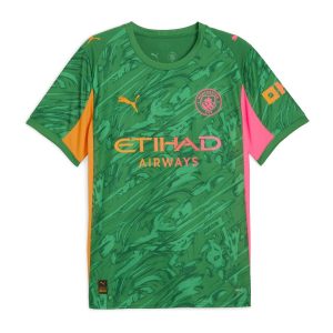 Maillot Manchester City Domicile 2025 2026 Gardien Vert (1)