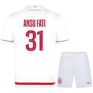Maillot Kit Enfant AS Monaco Domicile 2025 2026 Ansu Fati