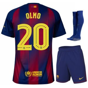 Maillot Kit Enfant Barca Domicile 2025 2026 Olmo