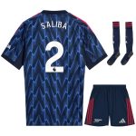 Maillot Kit Enfant Exterieur Arsenal 2025 2026 Saliba