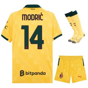 Maillot Kit Enfant Milan AC Third 2025 2026 Modric