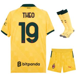 Maillot Kit Enfant Milan AC Third 2025 2026 Theo
