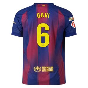 Maillot Match Barca Domicile 2025 2026 Gavi La Liga