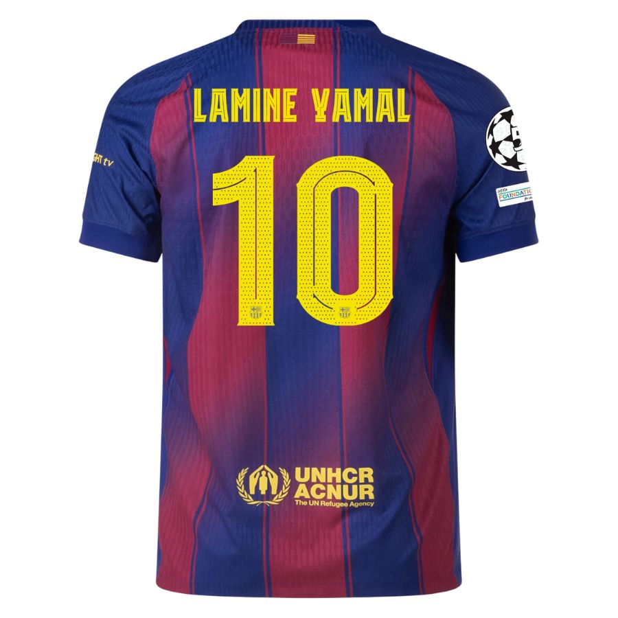 Maillot Match Barca Domicile 2025 2026 Lamine Yamal UCL