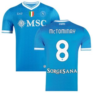 Maillot Naples Domicile 2025 2026 MC Tominay (1)