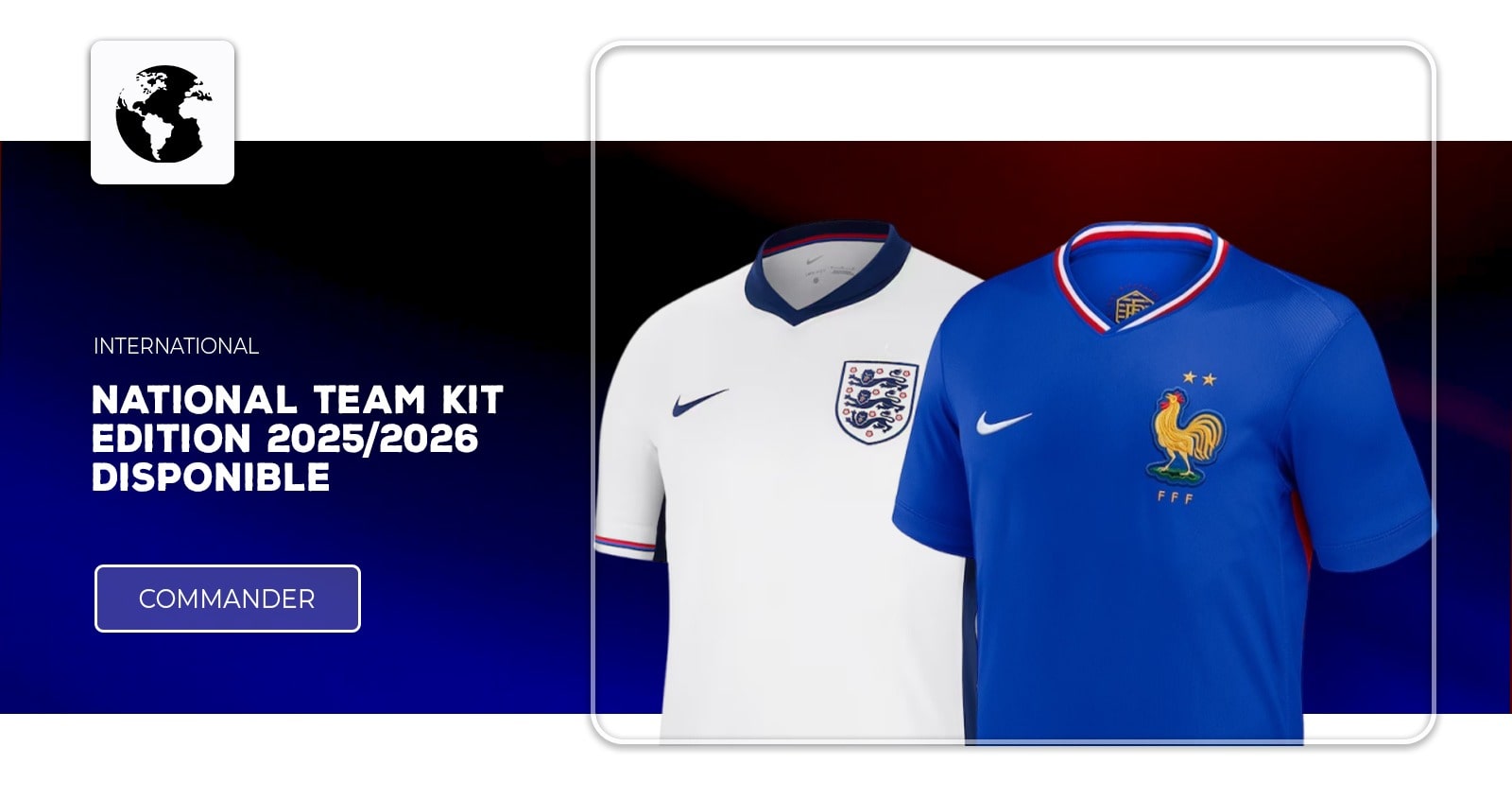 maillots de foot 2025 2026 equipes nationales