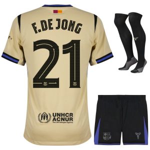 Maillot Kit Enfant Barca Exterieur 2025 2026 De Jong