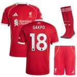 Maillot Kit Enfant Liverpool Domicile 2025 2026 Gakpo