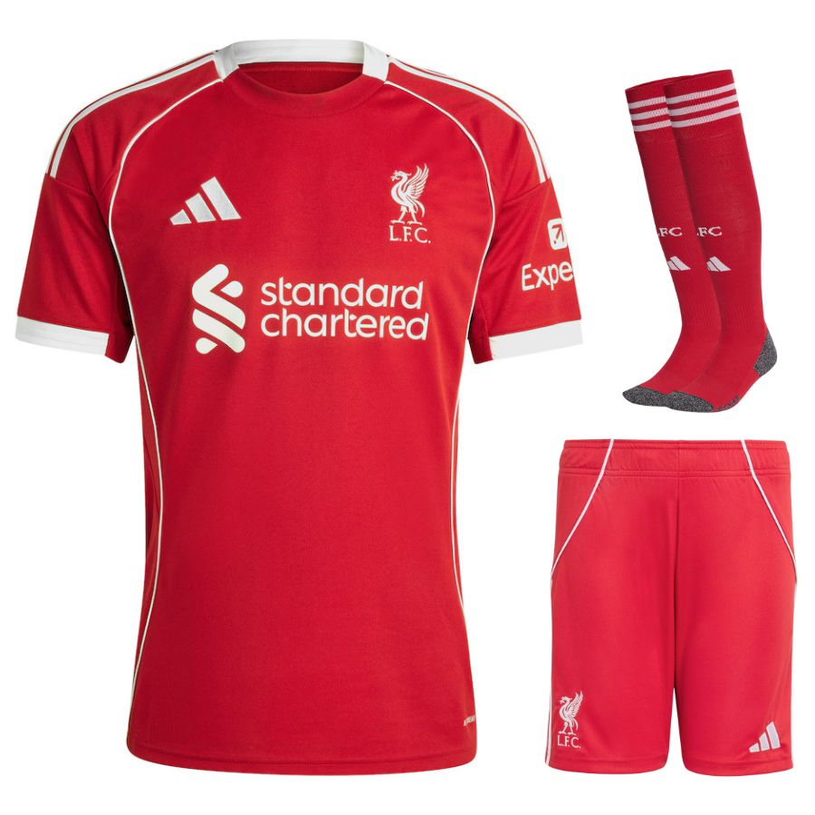Maillot Kit Enfant Liverpool Domicile 2025 2026