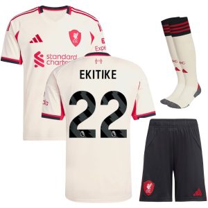Maillot Kit Enfant Liverpool Exterieur 2025 2026 EKITIKE