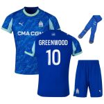 Maillot Kit Enfant OM Third 2025 2026 Greenwood