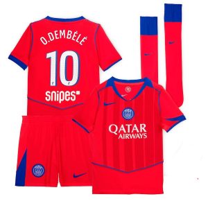 Maillot Kit Enfant PSG Third 2025 2026 Dembélé (1)