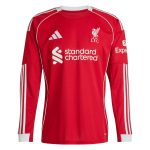 Maillot Liverpool Domicile 2025 2026 Manches Longues