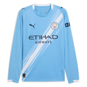 Maillot Manchester City Domicile 2025 2026 Manches Longues