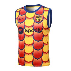 Debardeur Short Barca 2024 2025 Jaune Rouge