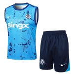 Debardeur Short Chelsea 2024 2025 Bleu Ciel