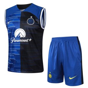 Debardeur Short Inter Milan 2024 2025 Bleu Noir