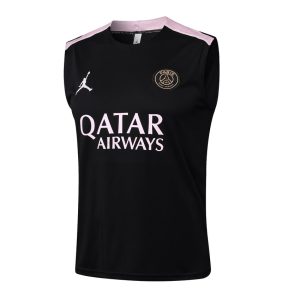 Debardeur Short PSG 2024 2025 Noir Rose