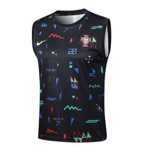 Debardeur Short Portugal 2024 2025 Noir Motif