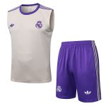 Debardeur Short Real Madrid 2025 2026 Beige Violet