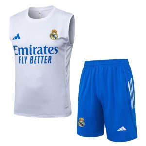 Debardeur Short Real Madrid 2025 2026 Blanc Bleu