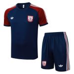 Ensemble Maillot Short Arsenal 2025 2026 Bleu Rouge