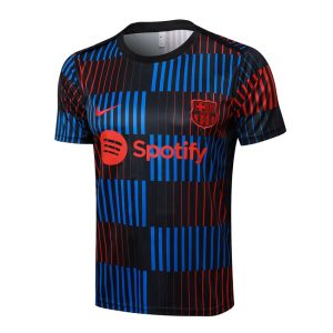 Ensemble Maillot Short Barca 2024 2025 Noir Bleu