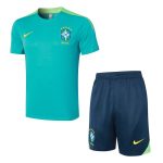 Ensemble Maillot Short Bresil 2024 2025 Vert