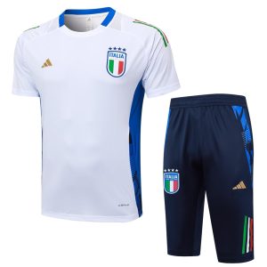 Ensemble Maillot Short Italie 2024 2025 Blanc