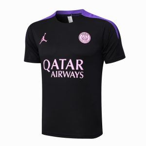 Ensemble Maillot Short PSG 2024 2025 Noir Violet