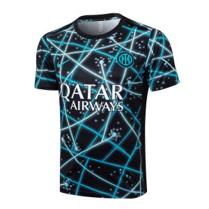 Ensemble Maillot Short PSG 2025 2026 Noir Bleu Ciel