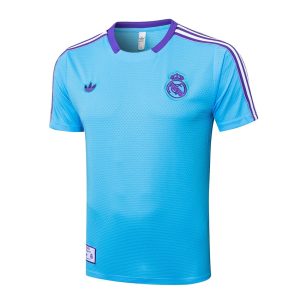 Ensemble Maillot Short Real Madrid 2025 2026 Bleu Ciel