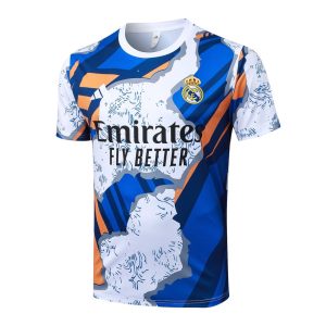 Ensemble Maillot Short Real Madrid 2025 2026 Bleu Tache