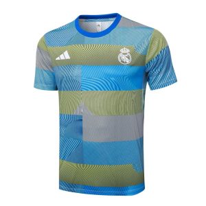 Ensemble Maillot Short Real Madrid 2025 2026 Bleu Vert