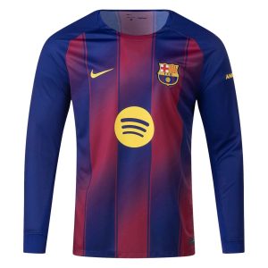Maillot Barca 2025 2026 Domicile Manches Longues (1)