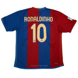 Maillot Barca Domicile 2006 2007 Ronaldinho