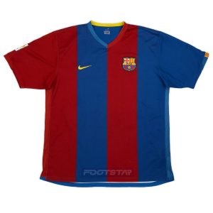 Maillot Barca Domicile 2006 2007 Ronaldinho