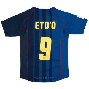 Maillot Barca Exterieur 2004 2005 Etoo