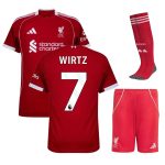 Maillot Kit Enfant Liverpool Domicile 2025 2026 Wirtz (1)