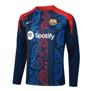 Survetement Barca Training 2024 2025 Bleu Motif